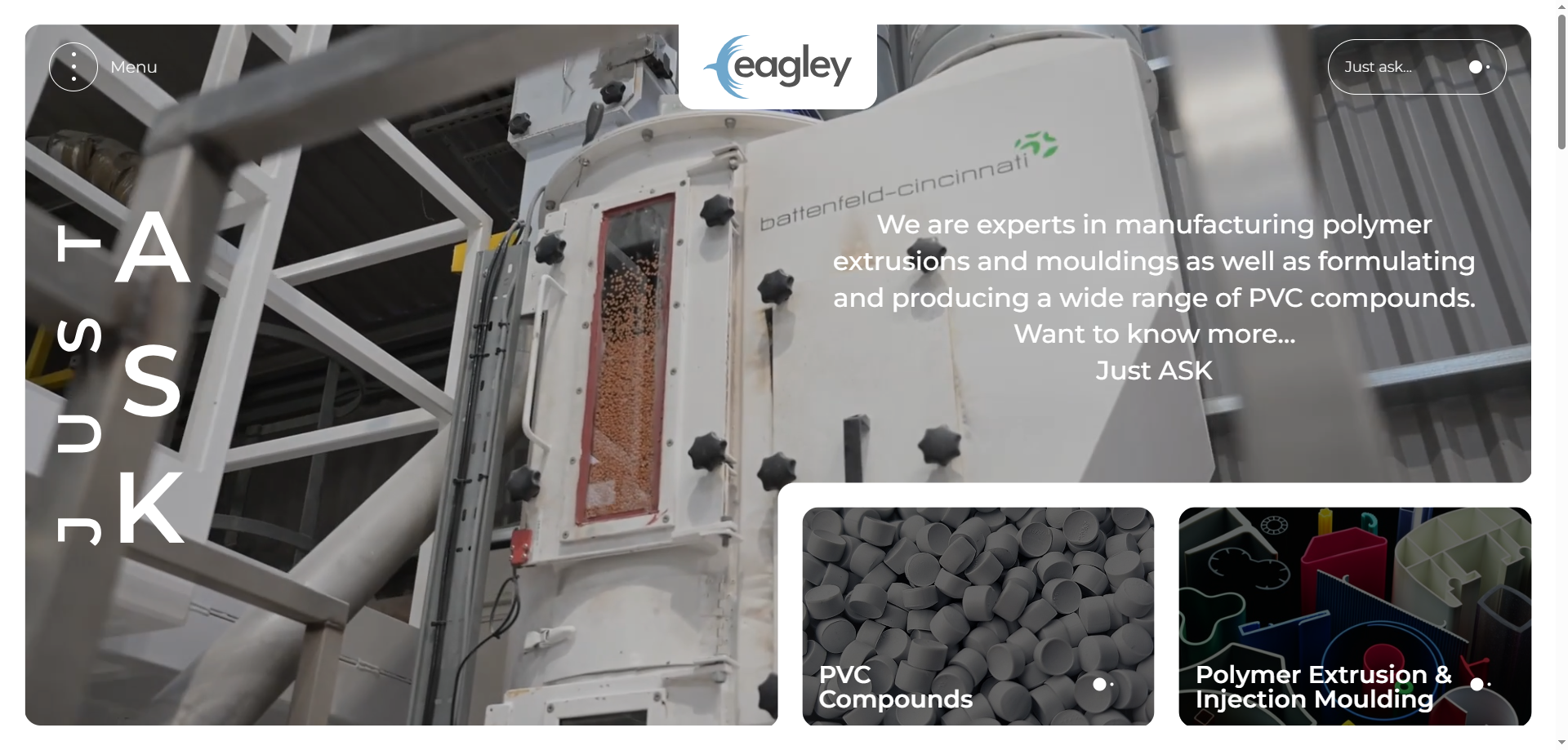 Eagley Plastics manufacturing website design case study